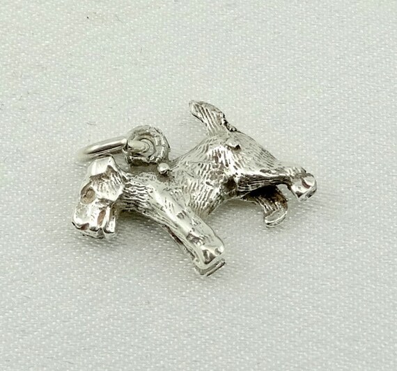 Yorkshire Terrier Dog Sterling  Silver Charm FREE… - image 3