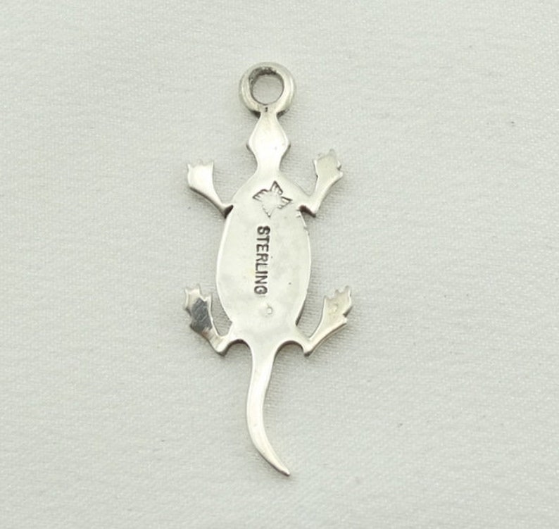 Hopi Lizard Vintage Sterling Silver Charm FREE SHIPPING HOPI-CM9 image 6