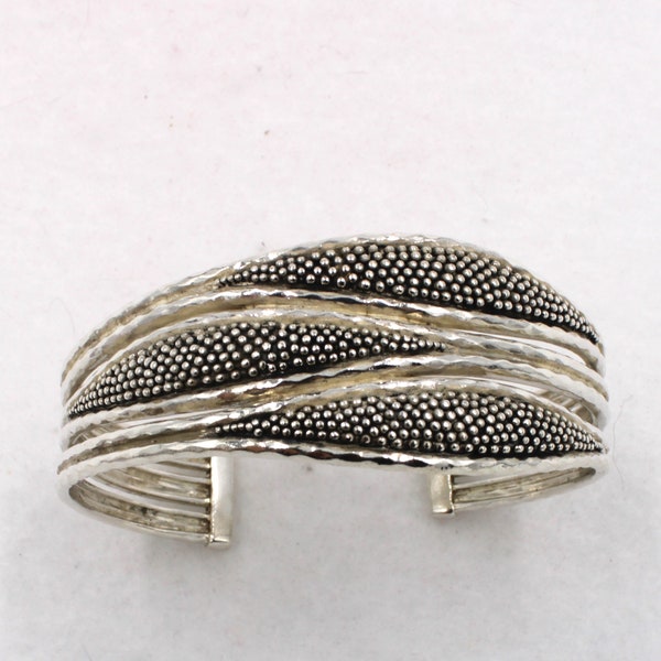 Lovely Michael Dawkins Vintage Sterling Silver Vintage Cuff Bracelet FREE SHIPPING! #DAWKINS-CF4