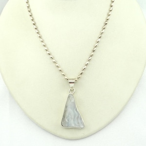 Beautiful Druzy Quartz and Sterling Silver Pendant FREE SHIPPING!  Includes 16 Inch Sterling Silver Chain #DRUZY-SPC11