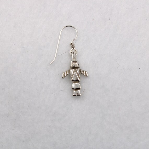 Unique Robot Sterling Silver Dangle Earrings FREE… - image 3
