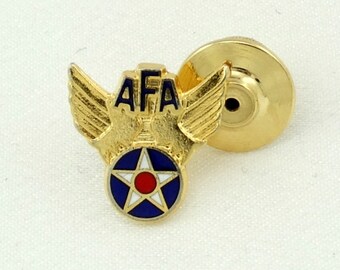 Vintage Air Force Association Gold Tie Tac/Pin FREE SHIPPING!! #AFA-PN2