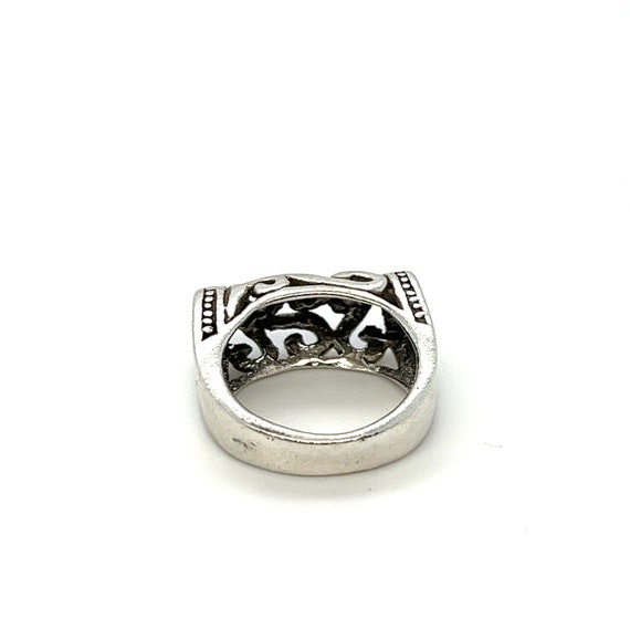 vintage silver ring 欠けたハート vintage silver ring 欠けたハート