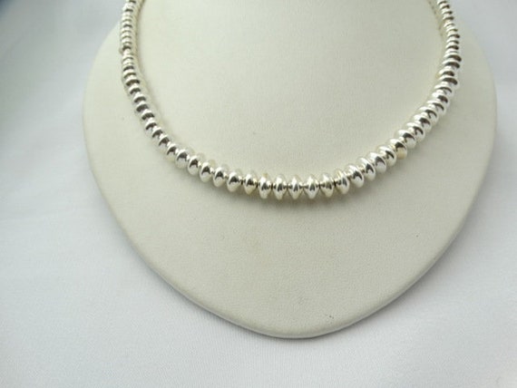 Beautiful Vintage 23 Inch Sterling Silver Hollow … - image 3