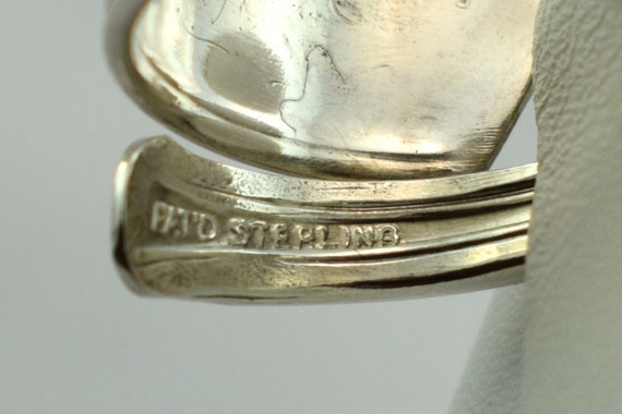 Simple Vintage Hand Made Sterling Silver Adjustab… - image 7