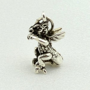 Dragon Vintage  Sterling Charm FREE SHIPPING!   #DRAG-CM1