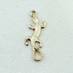 Lizard  Vintage Sterling Silver Charm FREE SHIPPING!  #LIZA-CM25