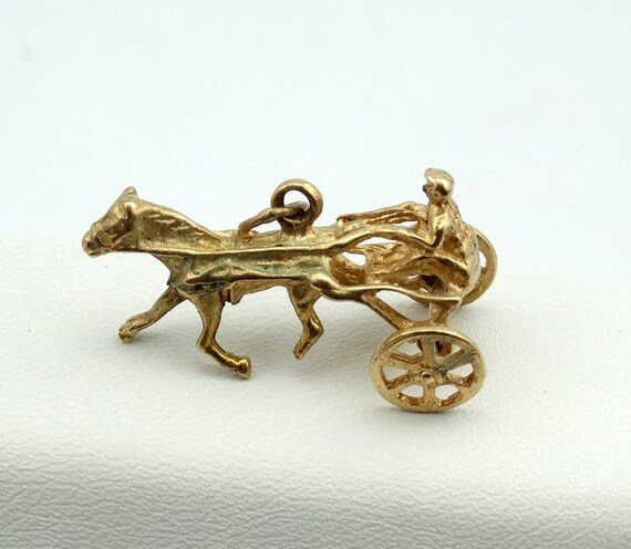 Off To The Harness Races! With This 14K Yellow Go… - image 1