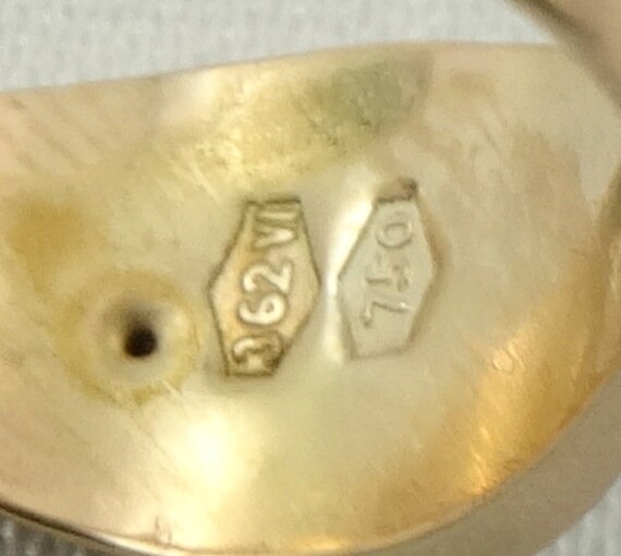 Vintage 18K Yellow Gold Signet Ready For Your Eng… - image 7