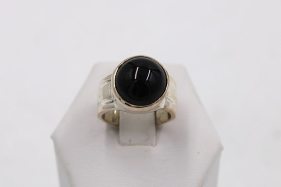 アクセサリー vintage silver 925 onyx ring Vintage Sterling Silver 925 JC Black Onyx Ring Size 8.5 | eBay