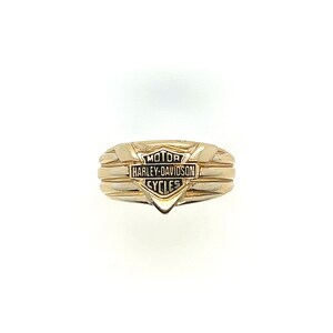 Mens gold harley davidson best sale rings