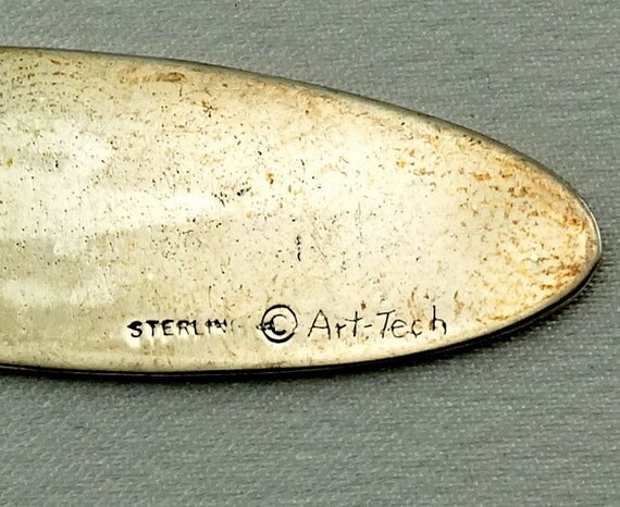 Leapin' Lizards!! Vintage Lizard Long Sterling Si… - image 6