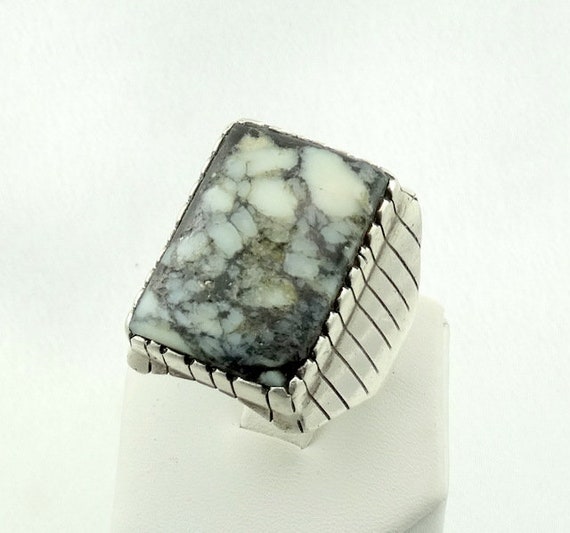 Substantial Heavy Solid Sterling Silver Dolomite … - image 2