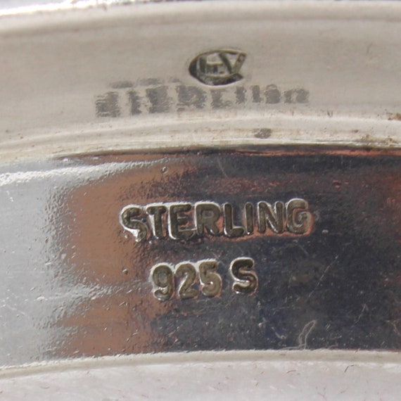 Substantial Solid Sterling Silver Vintage Cuff Br… - image 5