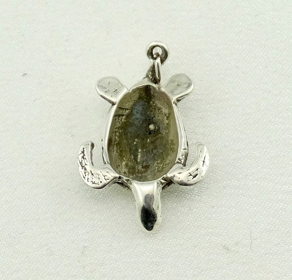 Sea Turtle Vintage  Sterling  Silver Charm FREE S… - image 5