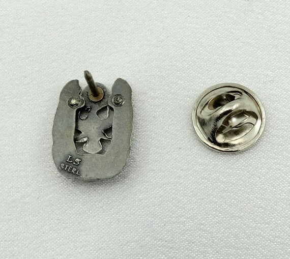 Vintage 25 Year Veteran Sterling Silver Lapel Pin FRE… Gem