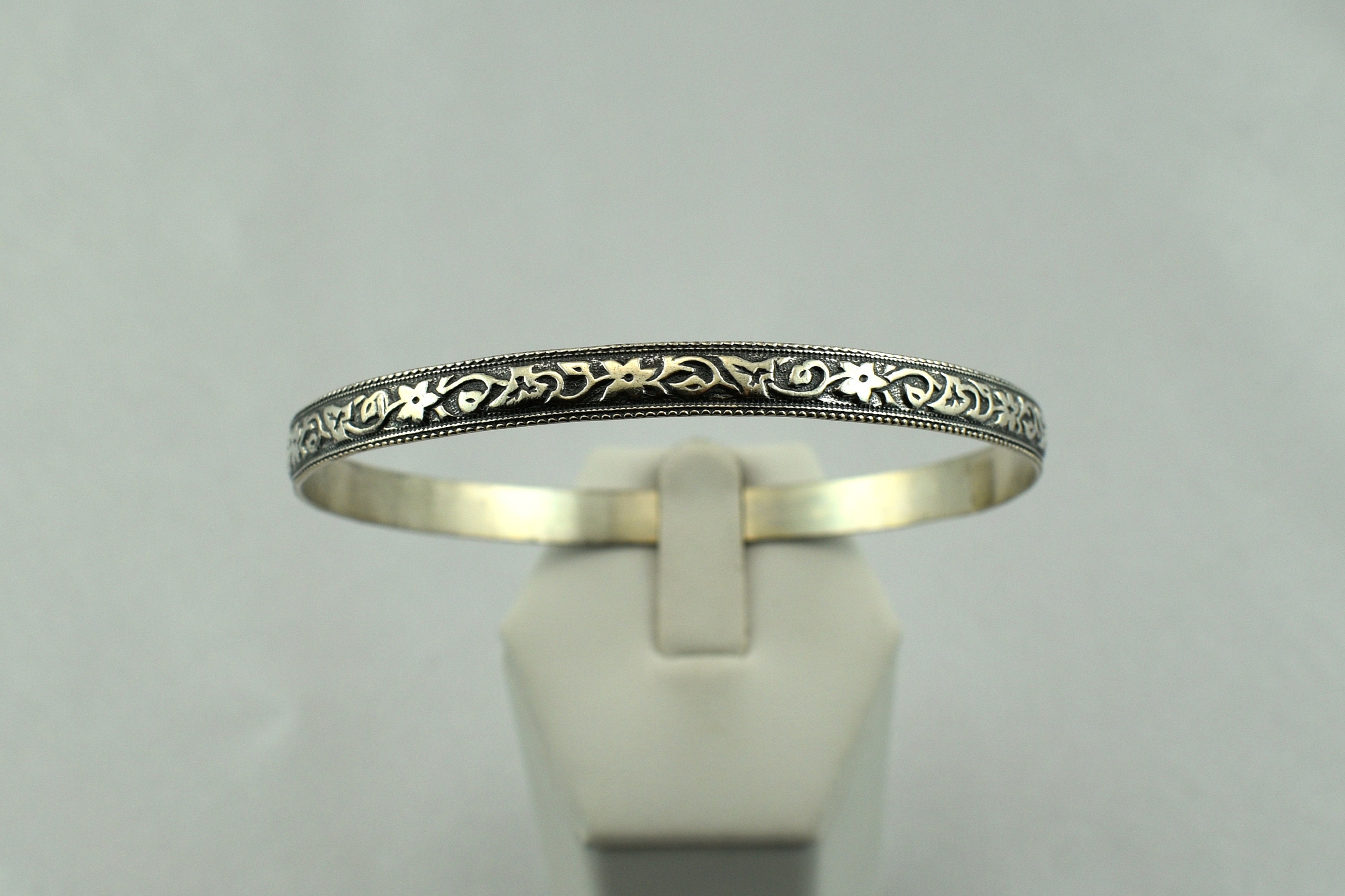 Lovely Dane Craft Sterling Silver Vintage Floral Pattern
