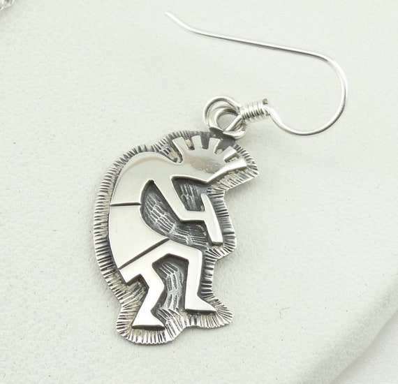 Vintage Hallmarked Native American Sterling Silve… - image 3