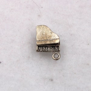 Fascino in argento massiccio vintage del pianoforte a coda SPEDIZIONE GRATUITA! #GPIANO-CM1