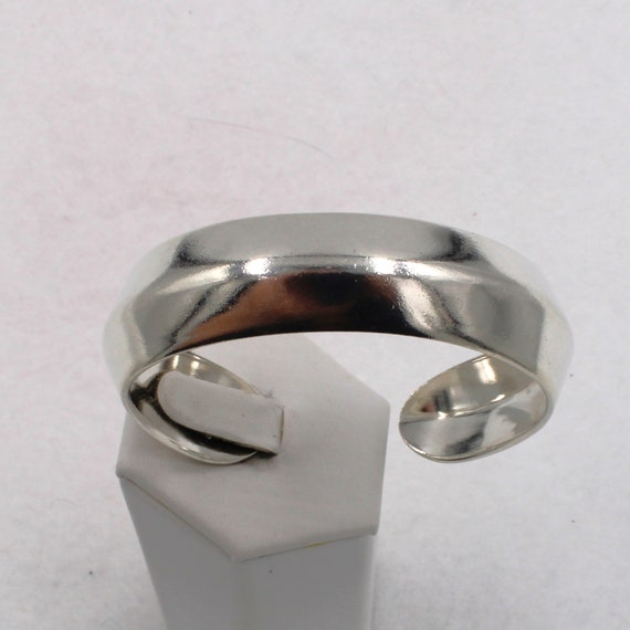 Substantial Solid Sterling Silver Vintage Cuff Br… - image 1
