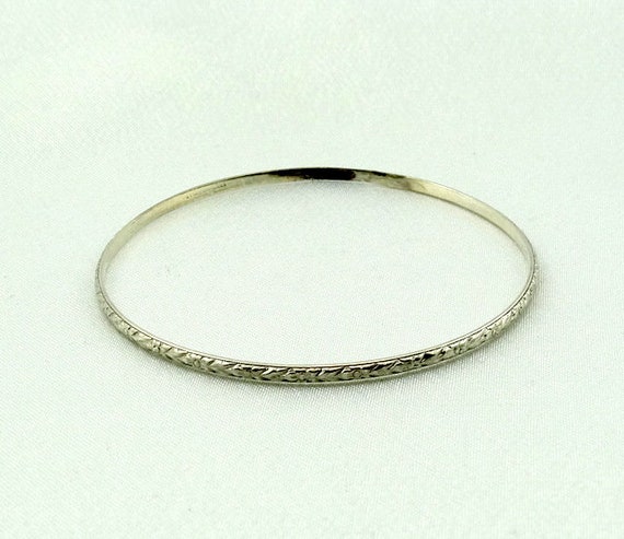 Beautiful Vintage Thin Solid Sterling Silver Flor… - image 4