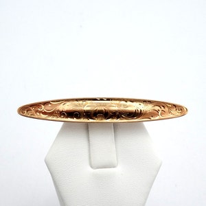 Victorian Vintage Hand Engraved 14K Yellow Gold Brooch/Pin Circa 1900 Era  FREE SHIPPING! #1900-BR1