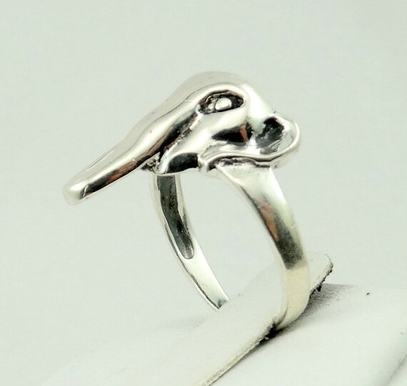 Vintage Hand Made Sterling Silver Lucky Elephant … - image 5