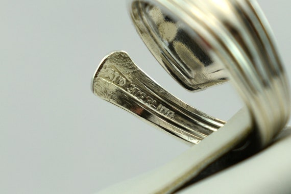 Simple Vintage Hand Made Sterling Silver Adjustab… - image 7