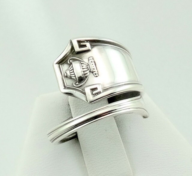 Vintage cutlery ring【no.7】 Vintage Oneida Community Flatware Silverplate Spoon Ring
