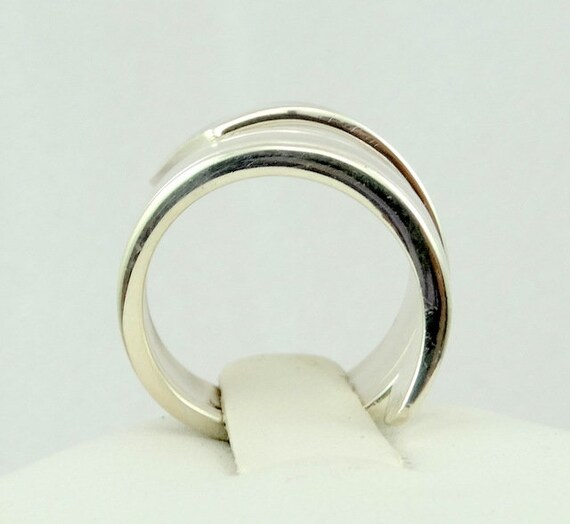 Engraved Initial "C" Real Vintage Hand Made Sterl… - image 7