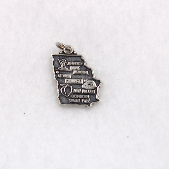 Georgia Vintage Sterling Silver Charm FREE SHIPPI… - image 1