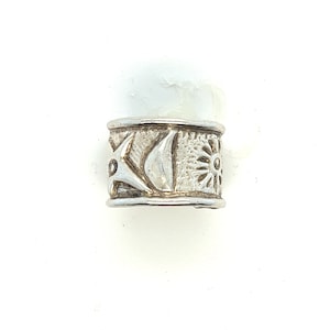 Unique Celestial Hand Made Ring In Sterling Silver Size 6 1/2 Adjustable FREE SHIPPING! #CELEST-SR3