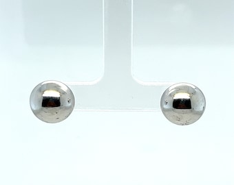 Classic Sterling Silver Half Dome Hollow Stud Earrings FREE SHIPPING! #HDOME-ERG2