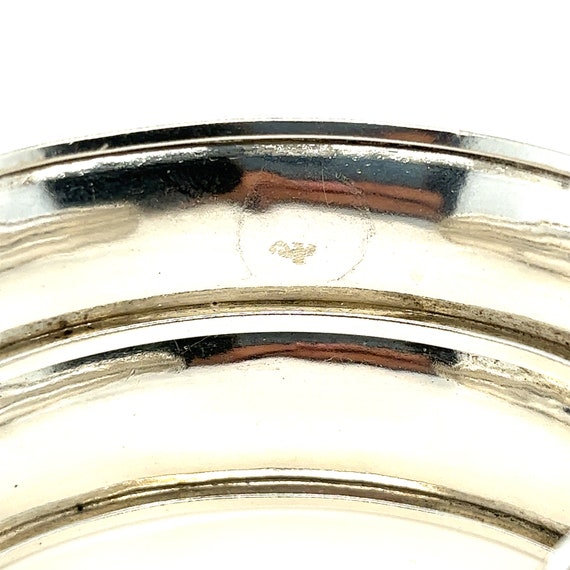 Large 1 1/2 Inch Wide Vintage Sterling Silver Cuf… - image 3