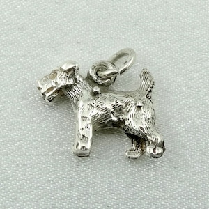 Yorkshire Terrier Dog Sterling  Silver Charm FREE SHIPPING!   #TERR-CM7