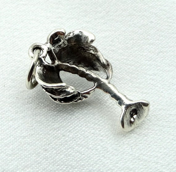 Palm Tree Vintage Sterling Silver Charm FREE SHIP… - image 5