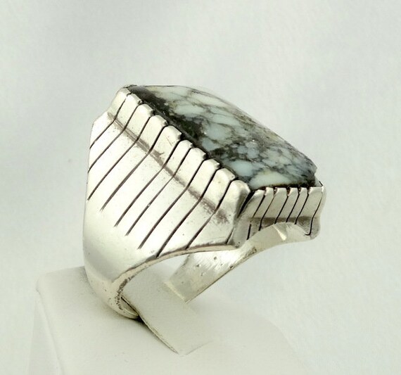 Substantial Heavy Solid Sterling Silver Dolomite … - image 4