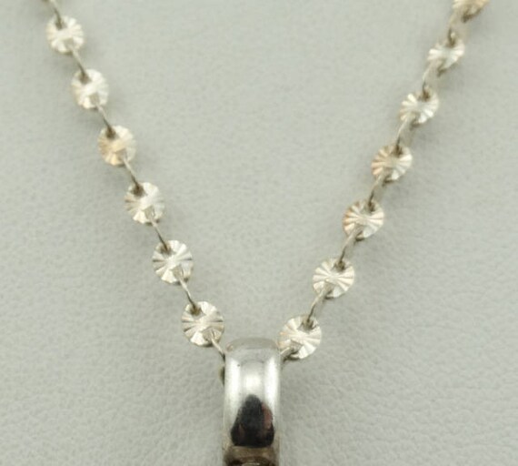 Decorative Natural Sea Shell Sterling Silver Pend… - image 3