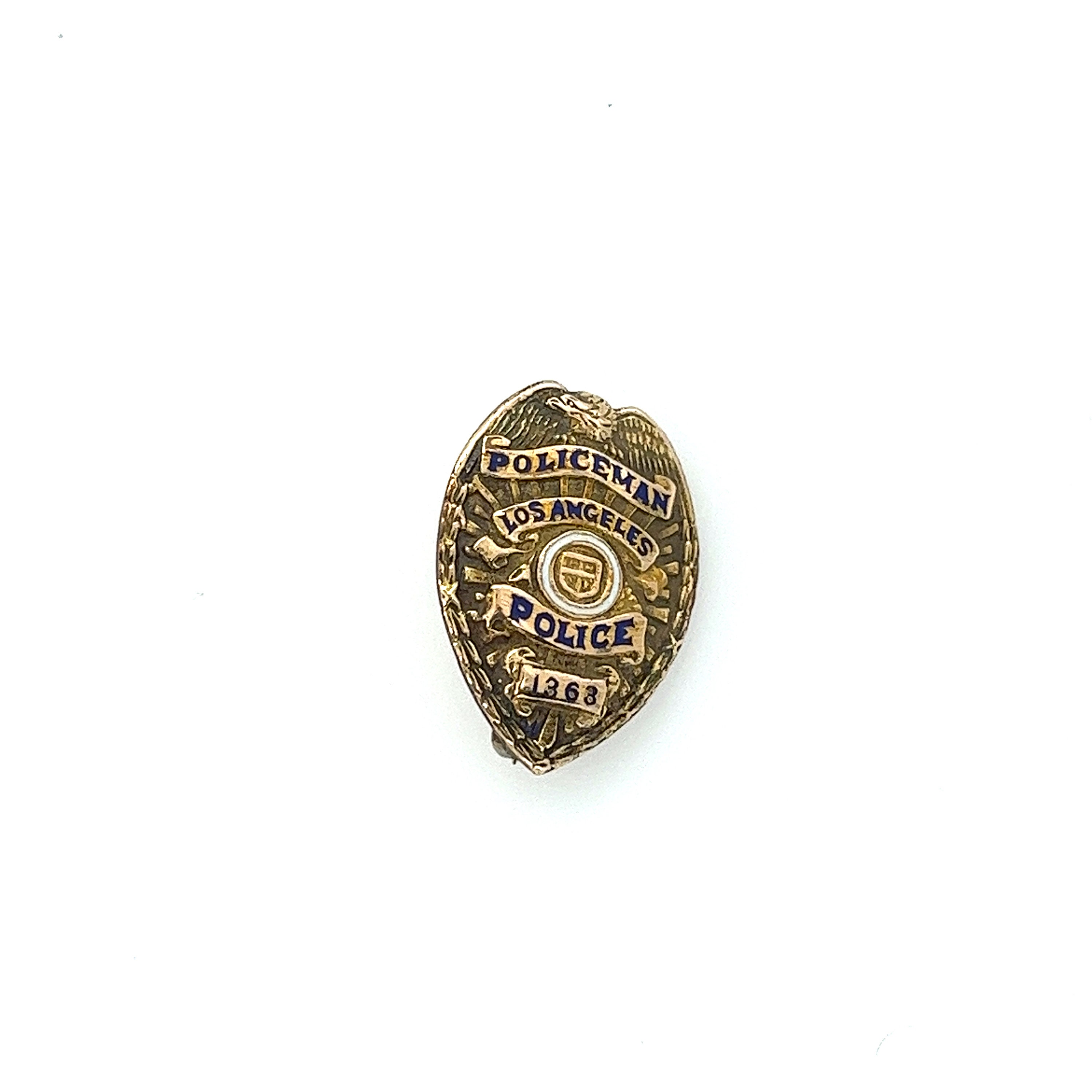 Collectable Rare Vintage Los Angeles Police Department Shield 10K