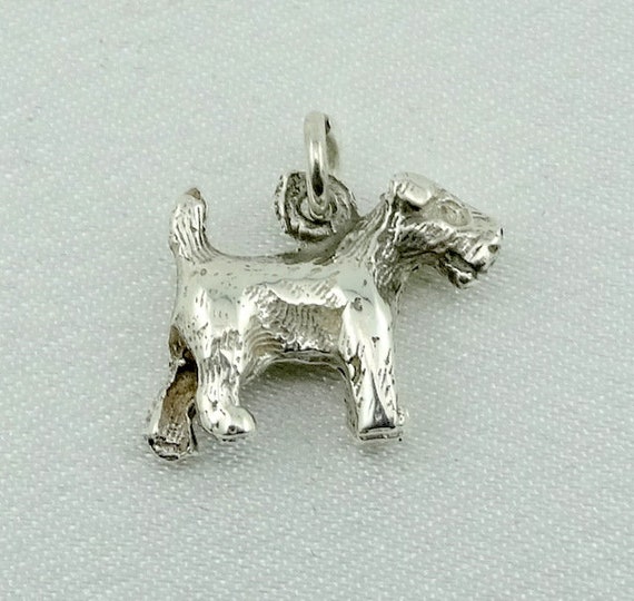 Yorkshire Terrier Dog Sterling  Silver Charm FREE… - image 4