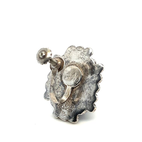 Elegant Rectangular Abalone No-pierce Earrings Wi… - image 8