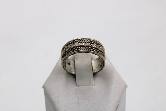 Beautiful Solid Sterling Silver With Flowers and … - image 1