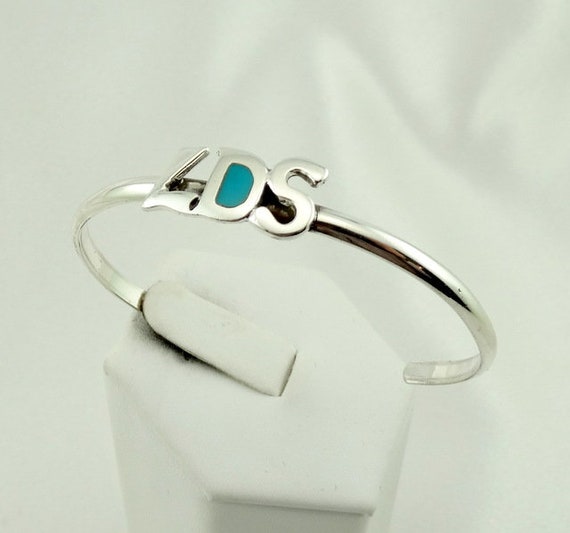Youth Size Hand Made Sterling Silver and Turquois… - image 2