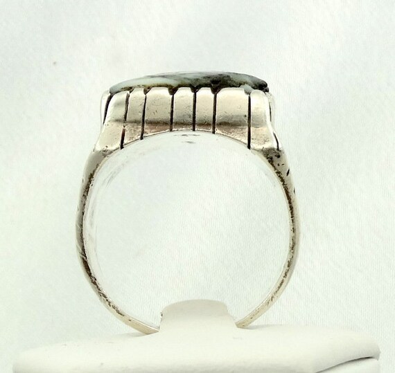 Substantial Heavy Solid Sterling Silver Dolomite … - image 6