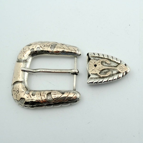 sterling belt buckle