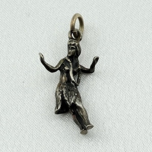 Hula Dancer Vintage Solid Sterling Charm FREE SHIPPING!   #HULA-CM6