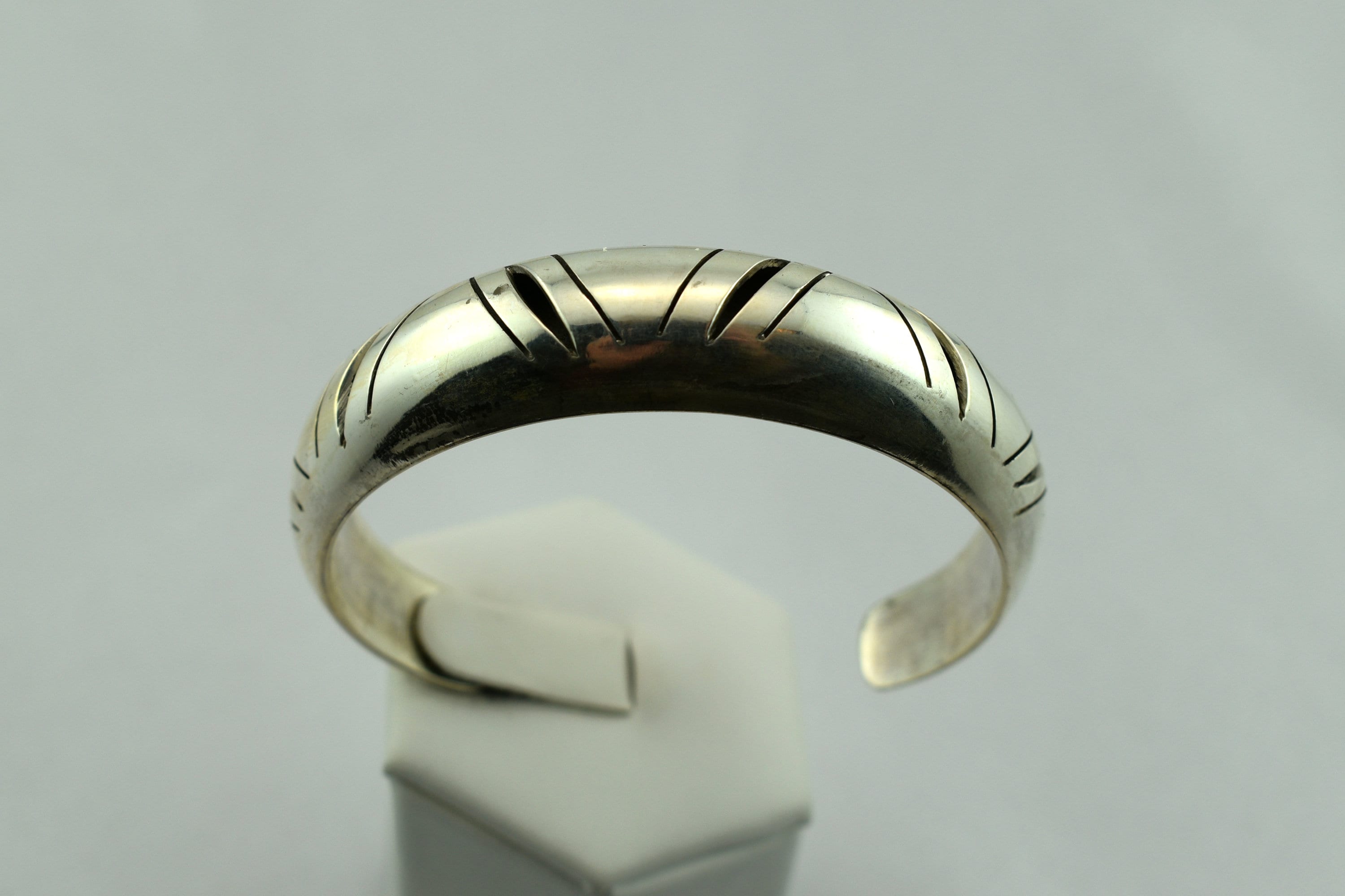 Unique Vintage Mexico Design Hand Made Hollow Sterling
