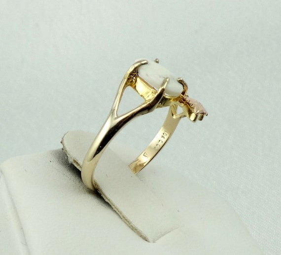 Lovely 10K Black Hills Yellow and Rose Gold Ring … - image 4