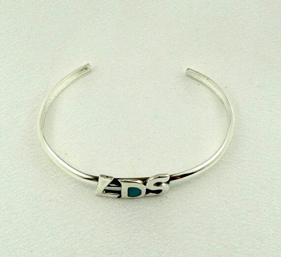 Youth Size Hand Made Sterling Silver and Turquois… - image 5