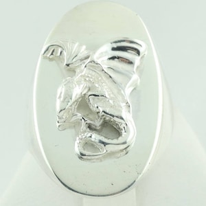 Enter the Dragon! Vintage Solid Sterling Silver Ring FREE SHIPPING!  #DRAGON6-SR6